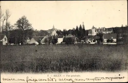 Ak Rilly Loir-et-Cher, Vue Générale