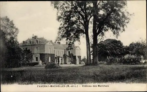 Ak Faveray Machelle Val-de-Marne, Château des Marchais