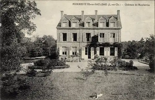 Ak Pierrefitte sur Sauldre Loir-et-Cher, Château de Maubertin