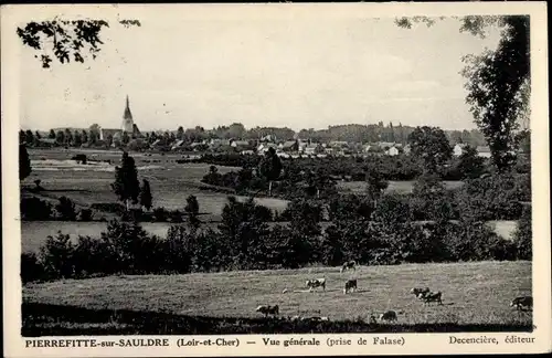 Ak Pierrefitte sur Sauldre Loir-et-Cher, Vue Générale