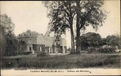 Ak Faveray Machelles Val-de-Marne, Château des Marchais