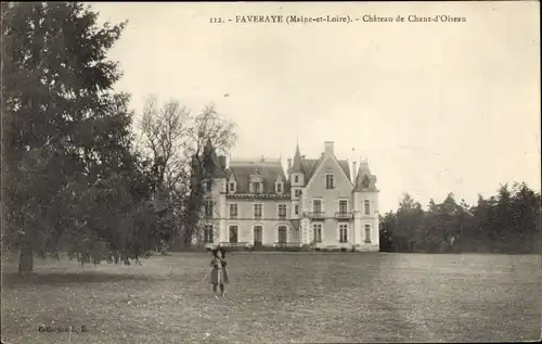 Ak Faveraye Val-de-Marne, Château de Chant d´Oiseau