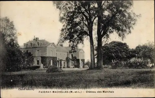 Ak Faveray Machelles Val-de-Marne, Château des Marchais