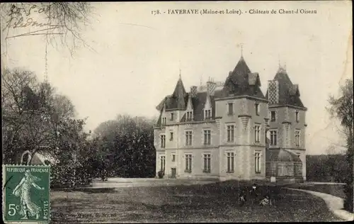 Ak Faveraye Val-de-Marne, Château de Chant d´Oiseau