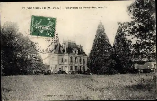 Ak Machelle Val-de-Marne, Château de Pont Boursault