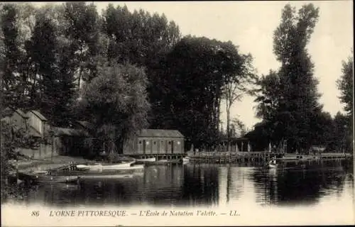 Litho Caen Calvados, École de Natation Valette