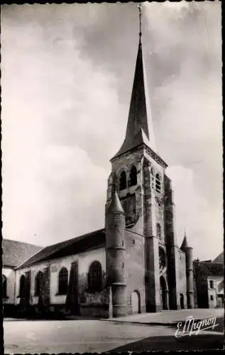 Ak Jouarre Seine et Marne, L´Église