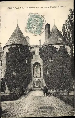 Ak Courpalay Seine et Marne, Château de Lagrange