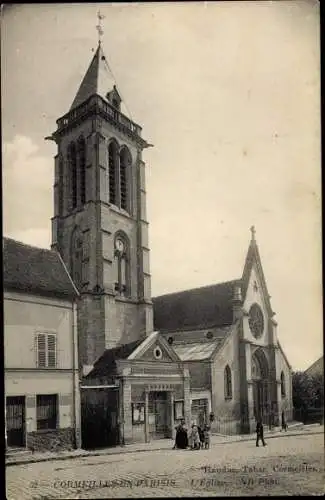 Ak Cormeilles en Parisis Val d'Oise, L´Église