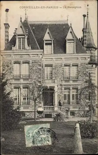Ak Cormeilles en Parisis Val d'Oise, La Perception