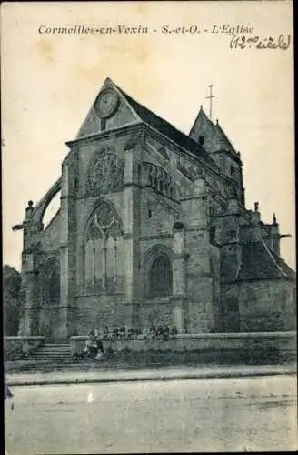 Ak Cormeilles sur Vexin Val d´Oise, Église