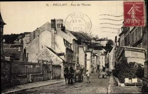 Ak Meulan Yvelines, Route de Mantes