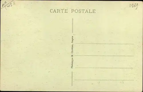 Ak Chambellay Maine-et-Loire, Pont, Vue d´Ensemble