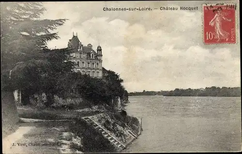 Ak Chalonnes sur Loire Maine et Loire, Château Hocquet