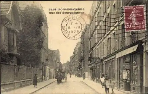 Ak Bois Colombes Hauts de Seine, Rue des Bourguignons
