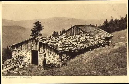 Ak Elsass Haut Rhin, Widenbach, Münster