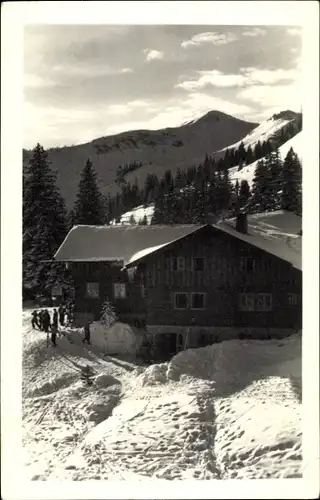 Ak Bolsterlang im Allgäu, Berghaus Schwaben 1540m