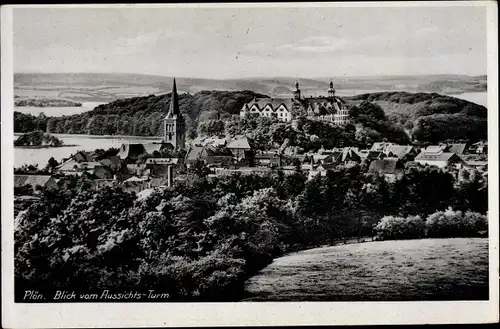 Ak Plön in Holstein, Panorama vom Aussichtsturm