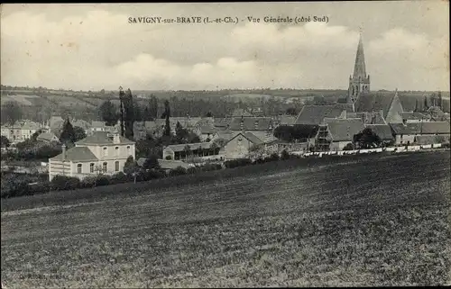 Ak Savigny-sur-Braye Loir et Cher, Vue Générale