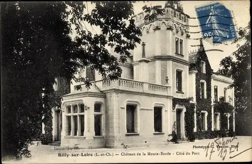 Ak Rilly sur Loire Loir-et-Cher, Château de la Monte Borde