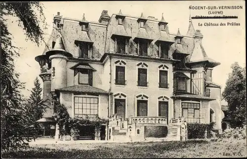 Ak Nogent sur Vernisson Loiret, Chateau de Praslin