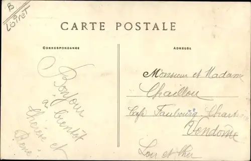 Ak Nogent sur Vernisson Loiret, Chateau de Praslin