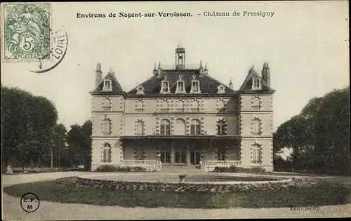 Ak Nogent sur Vernisson environs Loiret, Chateau de Pressigny