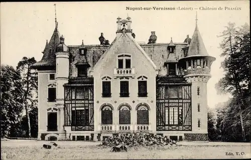 Ak Nogent sur Vernisson Loiret, Chateau de Praslin