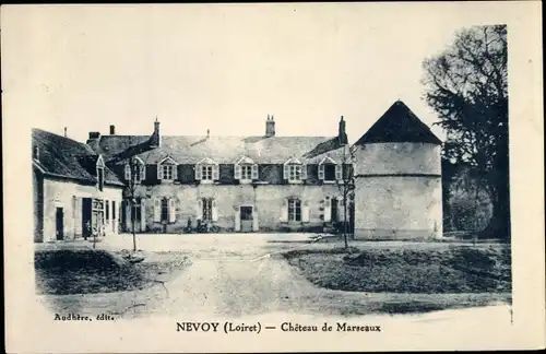 Ak Nevoy Loiret, Chateau de Marseaux