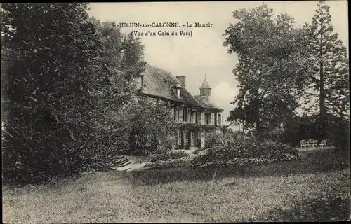 Ak Julien sur Calonne Calvados, Le Manoir
