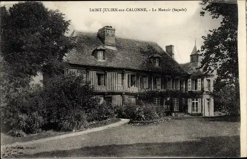 Ak Julien sur Calonne Calvados, Le Manoir