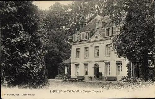 Ak Julien sur Calonne Calvados, Château Duperray