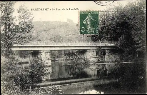 Ak Saint Remy Calvados, Pont de la Landelle