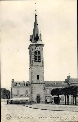 Ak Melun Seine et Marne, L´Église