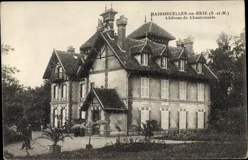 Ak Maisoncelles en Brie Seine et Marne, Château de Chantemerle