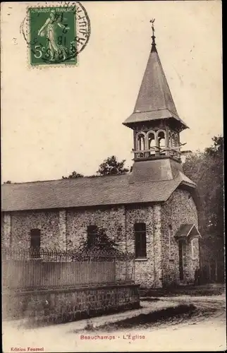 Ak Beauchamps Val d´Oise, L´Église