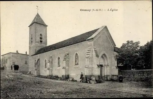 Ak Ormoy Essonnes, Église