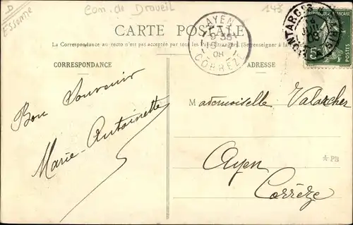 Ak Champrosay Essonne, Sanatorium Minoret, Dîner Champêtre