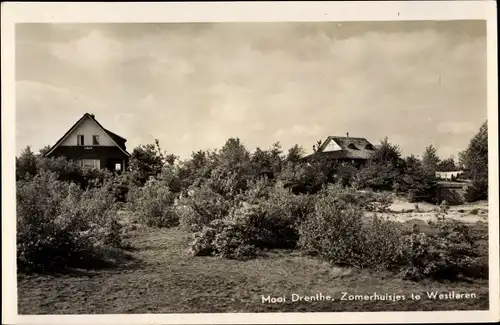 Ak Westlaren Drenthe, Zomerhuisjes