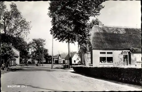 Ak Wachtum Coevorden Drenthe, Ortspartie