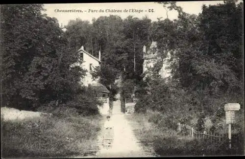 Ak Chennevières-sur-Marne Val de Marne, Parc du Château de l´Etape