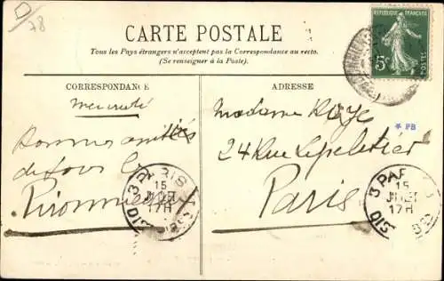 Ak Bonnières-sur-Seine Yvelines, Panorama