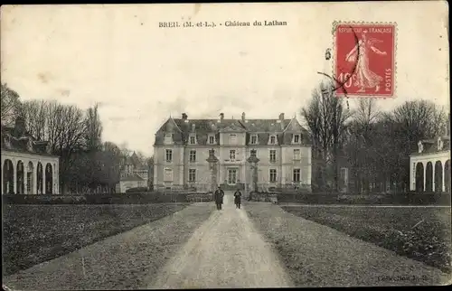 Ak Le Breil Maine-et-Loire, Château du Lathan