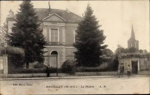 Ak Briollay Maine et Loire, Mairie