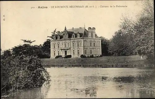 Ak Le Louroux-Béconnais Maine et Loire, Château de la Prévoterie
