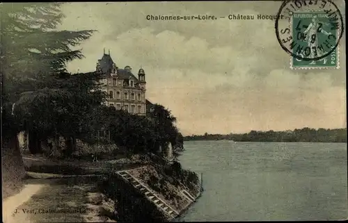 Ak Chalonnes sur Loire Maine et Loire, Château Hocquet