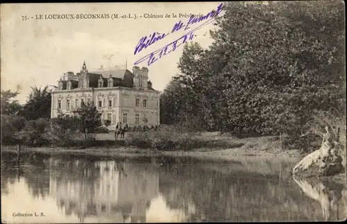 Ak Le Louroux-Béconnais Maine et Loire, Château de la Prévoterie