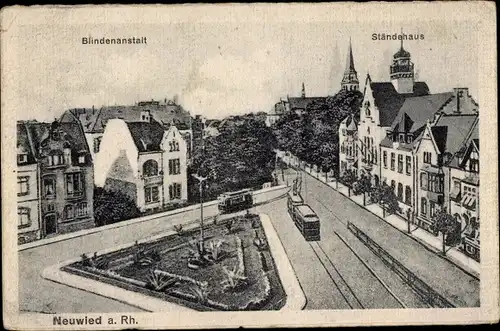 Ak Neuwied am Rhein, Blindenanstalt, Ständehaus