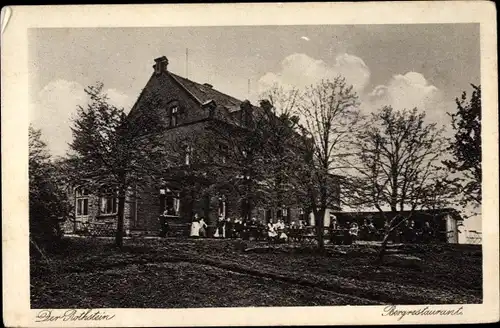 Ak Rothstein Rotstein Reichenbach in der Oberlausitz, Bergrestaurant, Außenansicht