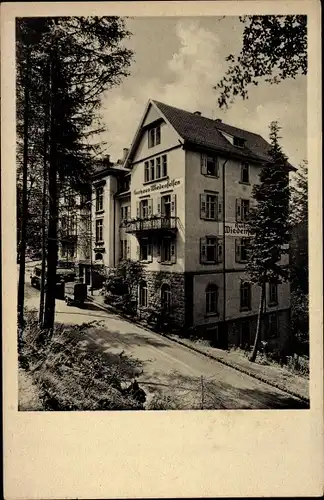 Ak Bühlertal im Schwarzwald, Wiedenfelsen Kurhaus